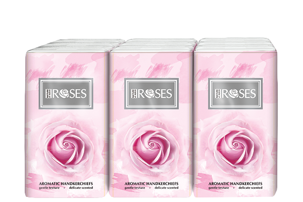 64 roses art hankies